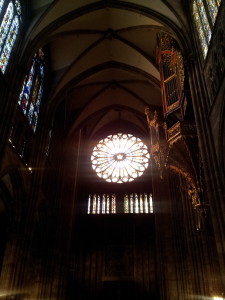 Inside the Notre Dame Strasbourg